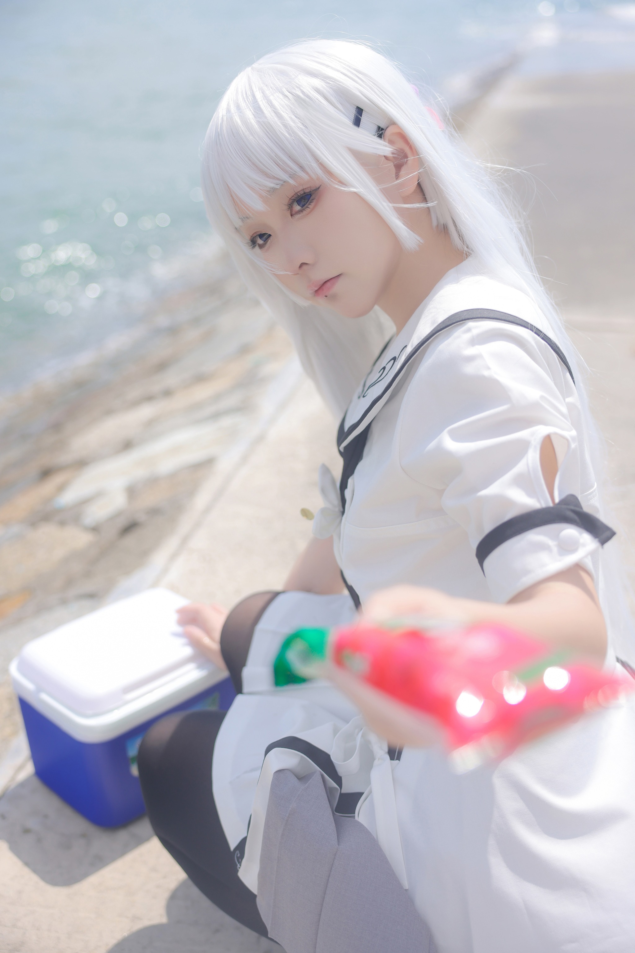 G44不会受伤 - NO.180 Summer Pockets 鸣濑白羽[15P]-XikXak